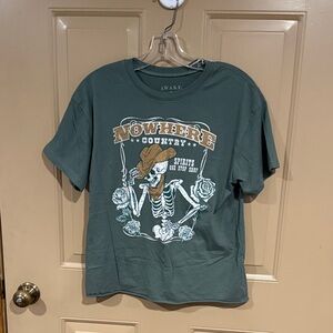 Awake Green Nowhere Country Tee